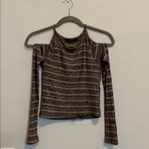 Off the shoulder long sleeve top for women